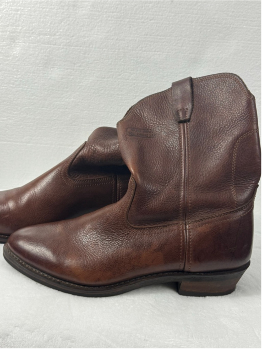 ADTEC 1552 WELLINGTON MEN'S 12" Leather WORK BOOT- BURGUNDY SOFT TOE size 12